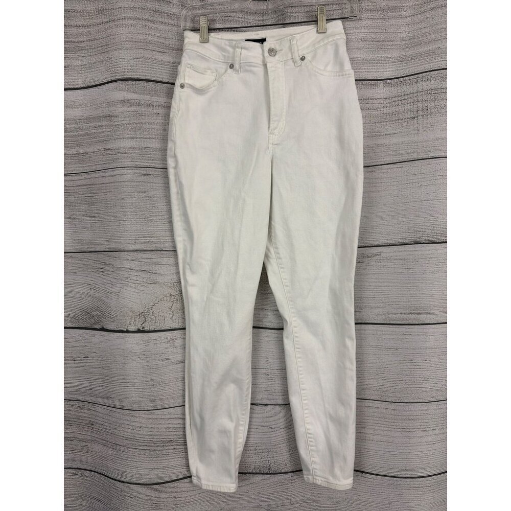 Express White Curvy Skinny High Rise Jeans Size 2R